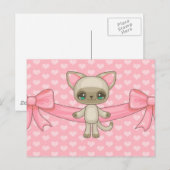 Kawaii Kitty Postcard ポストカード (正面/裏面)