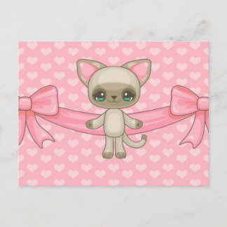 Kawaii Kitty Postcard ポストカード