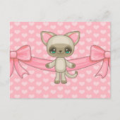 Kawaii Kitty Postcard ポストカード (正面)
