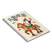 Kawaii Lunar Parade | Chinese New Year 马 Custom ノートブック (右側)