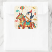 Kawaii Lunar Parade | Year of the Horse スクエアシール (バッグ)