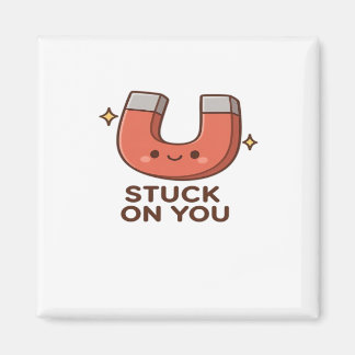 Kawaii Magnet Stuck On You Cute Playful Style マグネット