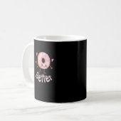 Kawaii Matching Couple Coffee And Donut Better Tog コーヒーマグカップ (正面左)