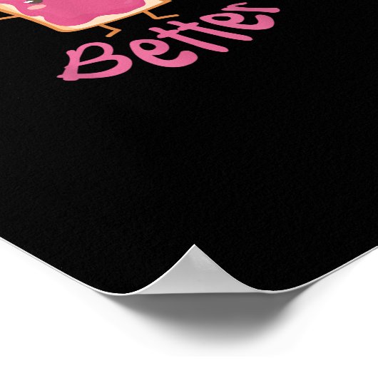 Kawaii Matching Couple Peanut Butter Jelly Better  ポスター (角)