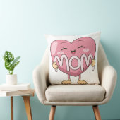 Kawaii Mom Heart Hug Design クッション (椅子)