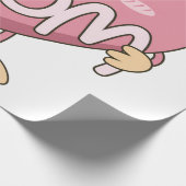 Kawaii Mom Heart Hug Design ラッピングペーパー (角)