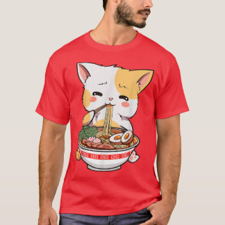 Kawaii Neko Ramen Cute Ramen Cat Japanese Noodle G Tシャツ