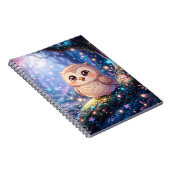 Kawaii Night Owl Notebook, Magical Owl Spiral Note ノートブック (右側)
