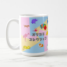 KAWAII　Origami Creatures & Katakana Typography  コーヒーマグカップ