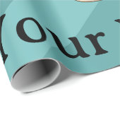 Kawaii Panda Coffee Gift Wrap Paper ラッピングペーパー (ロールコーナー)