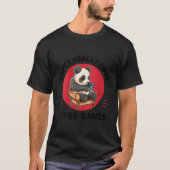 Kawaii Panda I Just Really Love Video Games Tシャツ (正面)