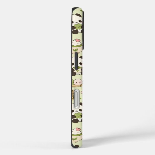 Kawaii Panda Matcha Pattern Phone Case Case-Mate iPhoneケース (裏面 / 右)