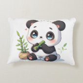 Kawaii Panda Pillow アクセントクッション (裏面)