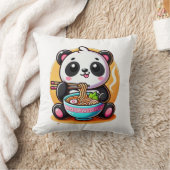 Kawaii Panda Ramen クッション (ブランケット)