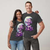 Kawaii Pastel Goth Cute Creepy Witchy Cat and Tシャツ (ユニセックス)