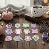 Kawaii Pastel Monster Mash Sticker Pack シール