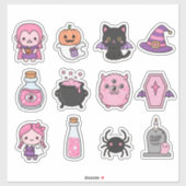 Kawaii Pastel Vampire & Friends Sticker Pack  シール (シート)