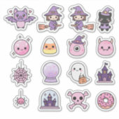 Kawaii Pastel Witchcraft & Wonder Sticker Pack シール (正面)
