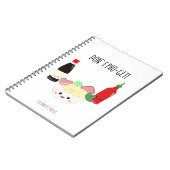 Kawaii Pho Don't Pho-Get Forget Punny Noodles ノートブック (左側)