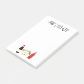 Kawaii Pho Don't Pho-Get Forget Punny Noodles ポストイット (アングル)