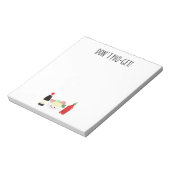 Kawaii Pho Don't Pho-Get Punny Noodles ノートパッド (回転)