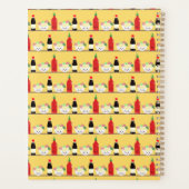 Kawaii Pho Noodles Asian Food Custom プランナー手帳 (裏面)