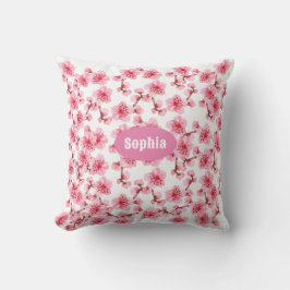 kawaii pink cherry blossoms クッション