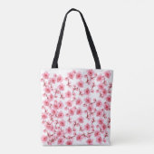 kawaii pink cherry blossoms トートバッグ (裏面)