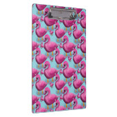 Kawaii Pink Duck Pattern – Adorable Aesthetic Maxi クリップボード (右)