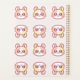 Kawaii Pink Kitty Daily Planner - Cute Coquette  プランナー手帳