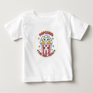 Kawaii Popcorn Film Pun ベビーTシャツ