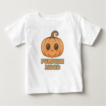 Kawaii Pumpkin Mood Baby T-Shirt