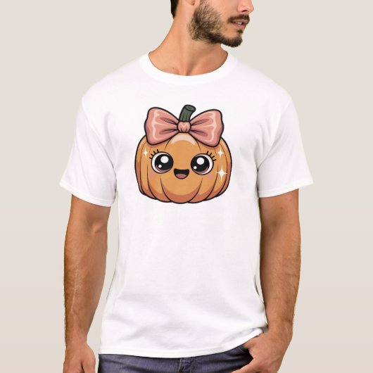 kawaii pumpkin Oversized T-Shirt Tシャツ (正面)