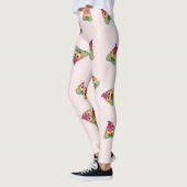 kawaii Rainbow unicorn poop emoji magical poop レギンス (左)