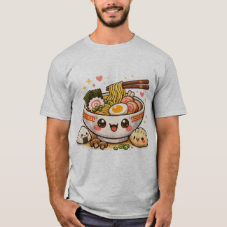 Kawaii Ramen Bowl T‑Shirt Tシャツ