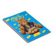 Kawaii Ramen Cat Aesthetic – Japanese Pop Art ノートブック (右側)