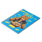 Kawaii Ramen Cat Aesthetic – Japanese Pop Art ノートブック (左側)