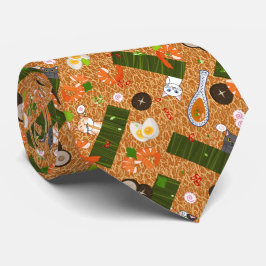 Kawaii Ramen Cats ネクタイ