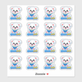 Kawaii Reading Progress Bear Good Job Teacher  シール