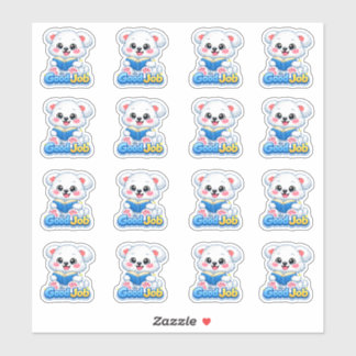 Kawaii Reading Progress Bear Good Job Teacher  シール