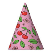 Kawaii Red Cherry Vibes Cute Girly Aesthetic パーティーハット (右)