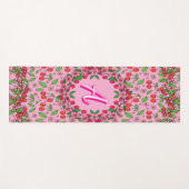 Kawaii Red Cherry Vibes Cute Girly Aesthetic ヨガマット (正面(横))