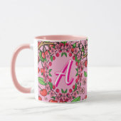 Kawaii Red Cherry Vibes Cute Girly Aesthetic [Pro マグカップ (左)