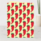 Kawaii Red Hot Pepper Diva サンキューカード (裏面)