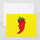 Kawaii Red Hot Pepper Diva シーズンポストカード (正面/裏面)