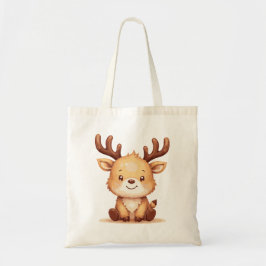 Kawaii Reindeer Christmas Holiday Tote Bag トートバッグ