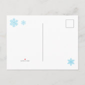 Kawaii Reindeer Christmas Party Invitation インビテーションポストカード (裏面)