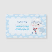 Kawaii Riri Thank You Card for Small Business  (正面)