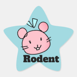 ☆ kawaii　Rodent☆ small animal☆ 星シール