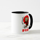 Kawaii Samurai Soccer Japanese Anime Dream Chaser マグカップ (正面右)